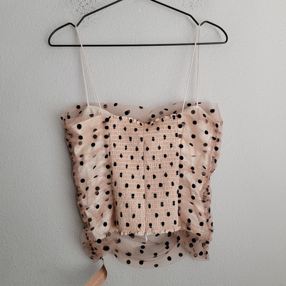 Reformation Amber Top in Champagne size 8 NWT - Picture 8 of 12